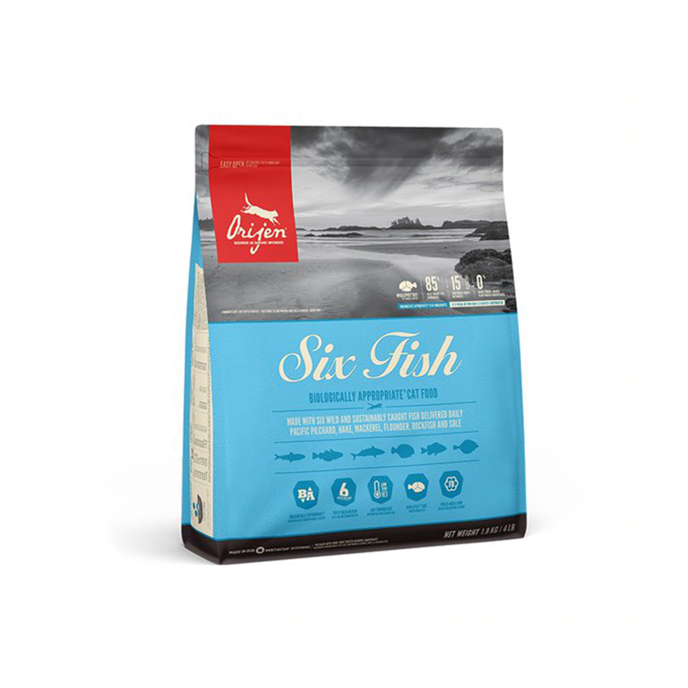 Orijen | Cat Dry Food Six Fish Hypo-Allergenic Grain Free 1.8kg