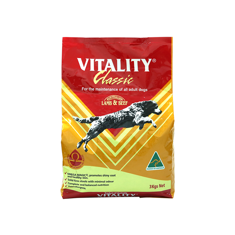 Vitality | Classic Small Bites Dog Food 3kg