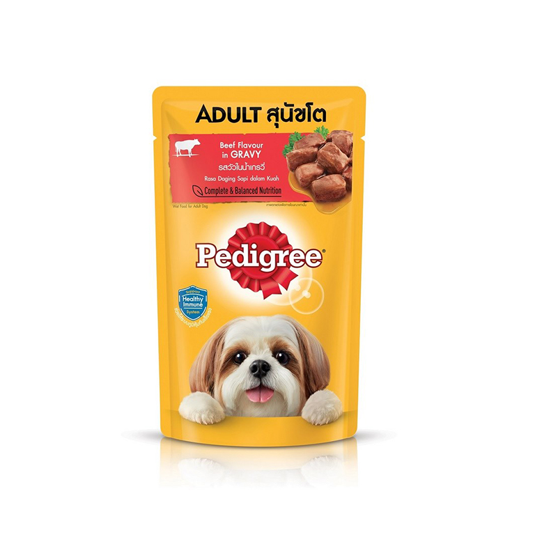 Pedigree | Beef Chunks Flavour in Gravy Dog Wet Food 130g