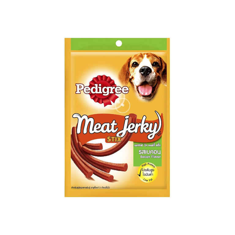 Pedigree | Meat Jerky Stix Bacon Dog Treats 60g