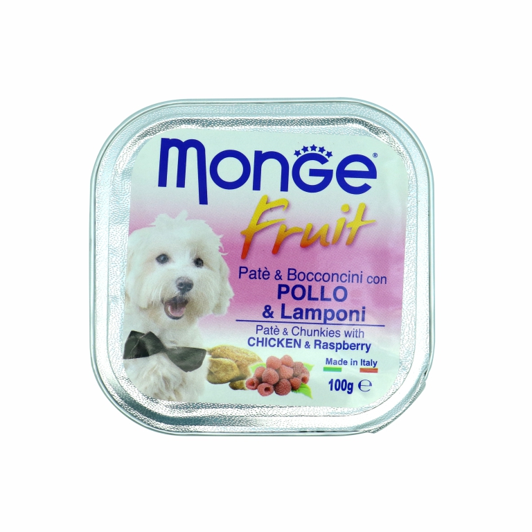 Monge | Chicken Raspberry Wet Dog Food 100g