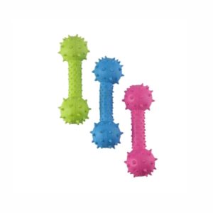 Bone & Bowl | Dog Toy Dumbbell with Bell