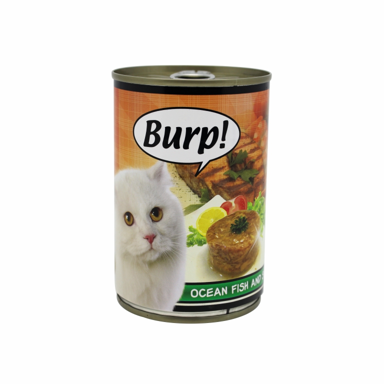 Burp! | Ocean Fish Shrimp Cat Wet Can Food 368g