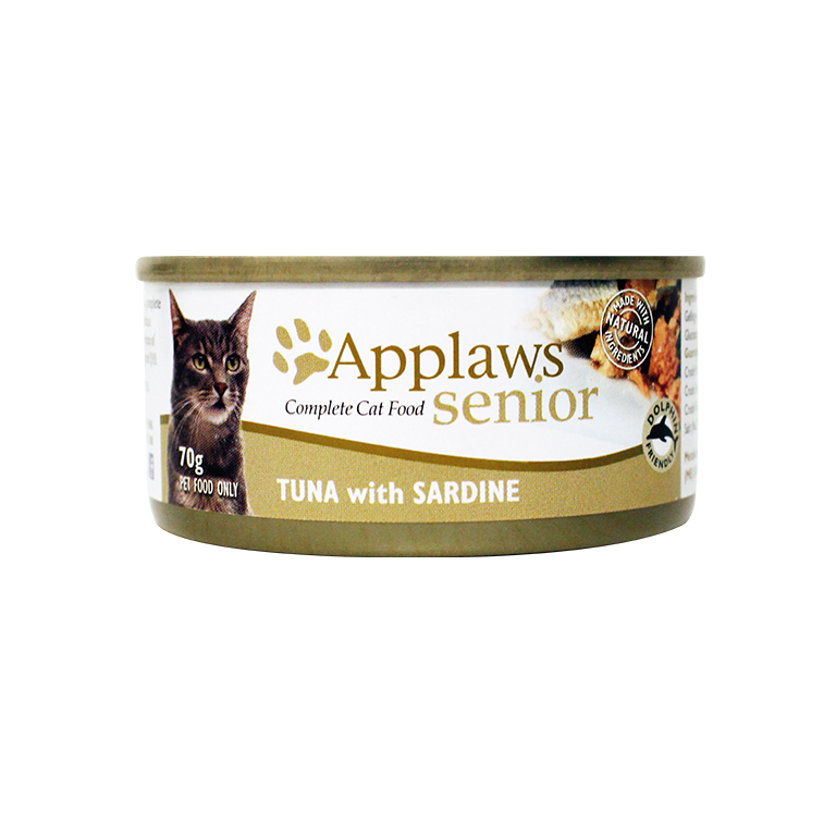 Applaws | Senior Tuna Fillet with Sardine in Jelly Cat Wet Food 70g