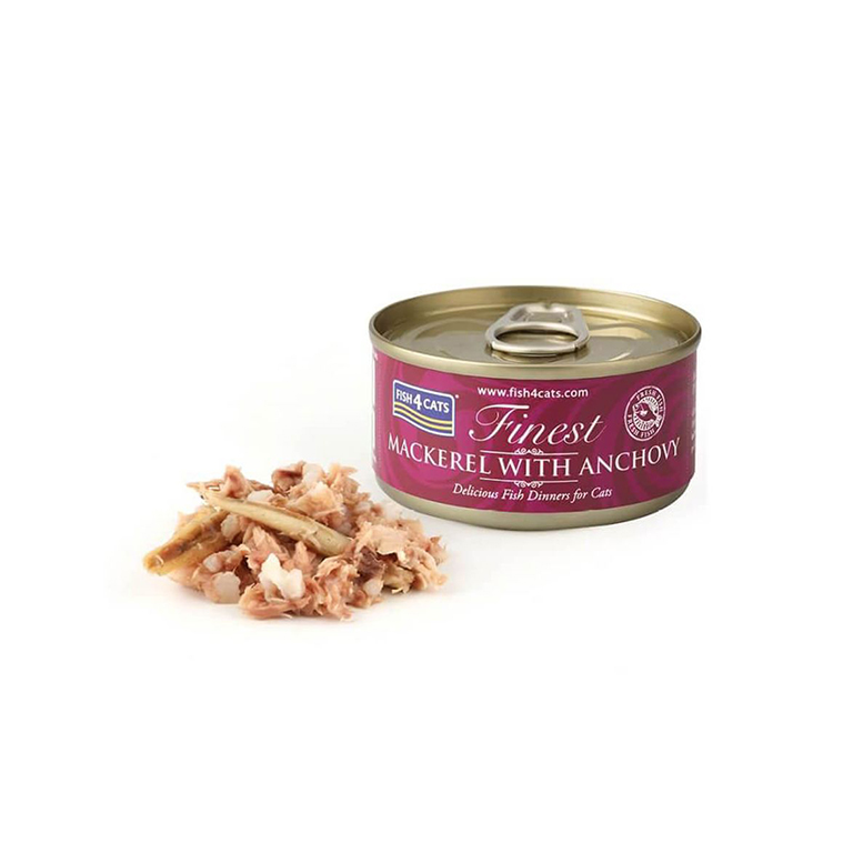Fish4Cats | Finest Mackerel with Anchovy 70g