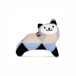 Amy N Carol | Knitted Colorful Cat Teaser