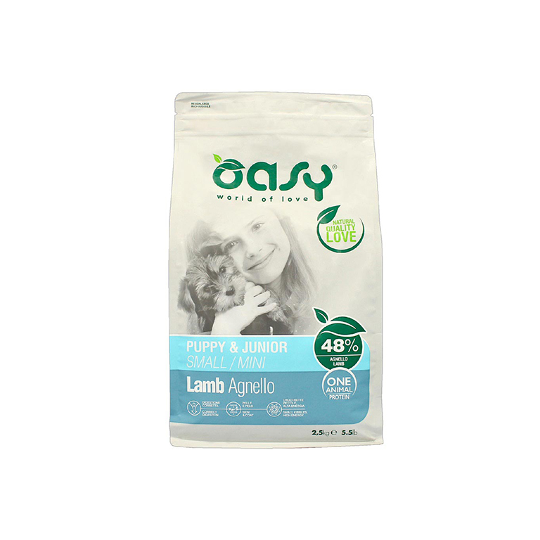 Oasy | Lamb Puppy Small Breed Dry Dog Food 2.5kg