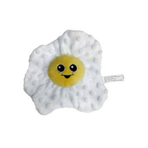 Chomper | Plush Fried Egg With Squeaker & Crinkle