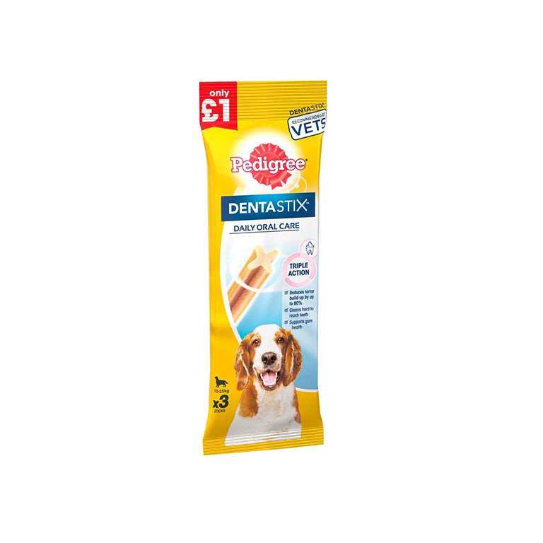 Pedigree | Dentastix Medium Dogs 3 Days 77g