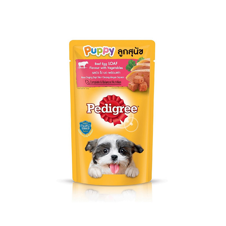 Pedigree | Puppy Beef Egg Loaf with Vegetables Wet Dog Food 130g