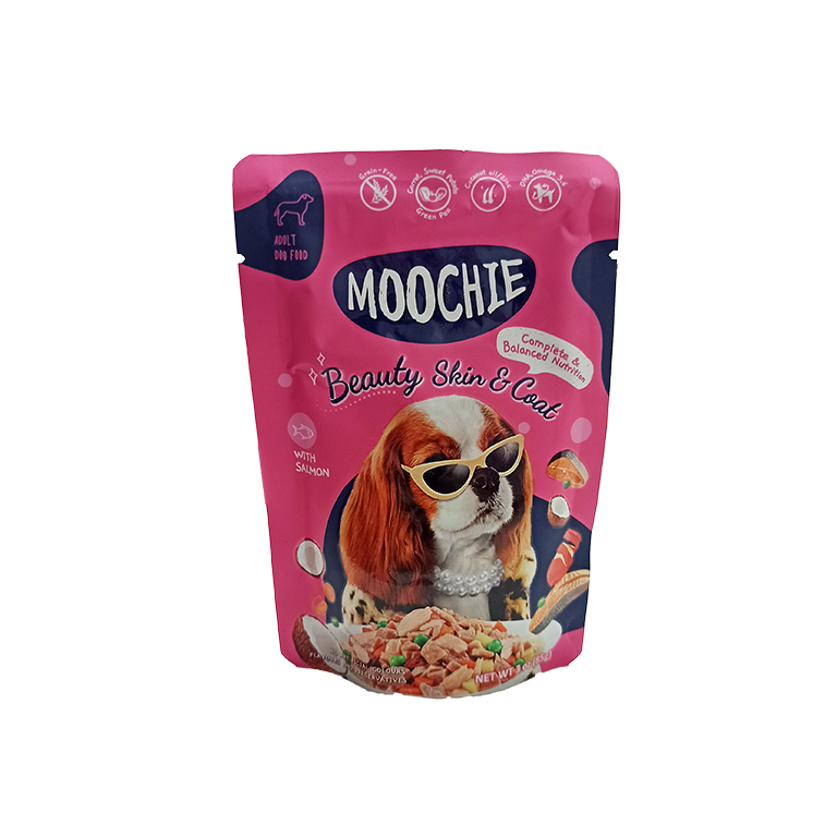 Moochie| Adult Small Breed Beauty Skin And Coat Salmon Wet Dog Food 85g