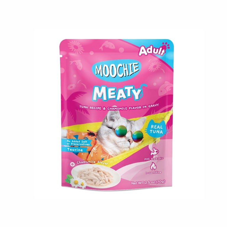 Moochie| Adult Meaty Tuna in Gravy Wet Cat Food 70g
