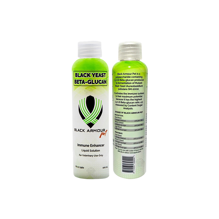 Black Armour | Pet Black Yeast Beta-Glucan 100ml Syrup