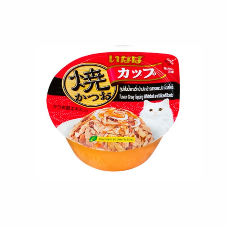 Inaba | Gravy Whitebait Bonito Cat Wet Food 70g