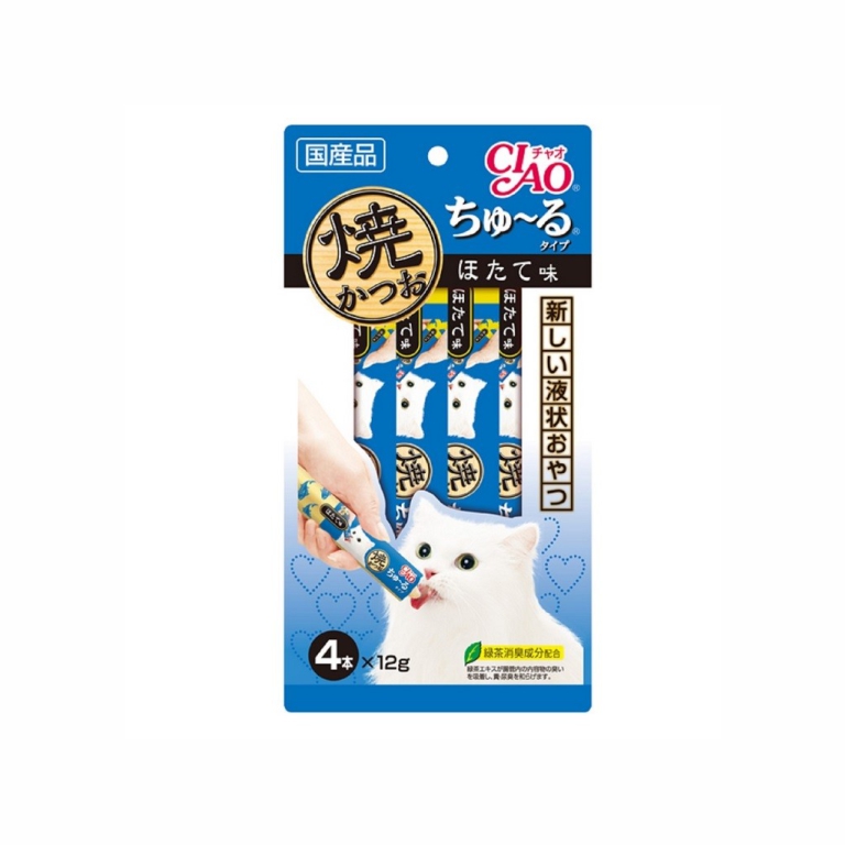 Ciao | Cat Treats Cat Stick Tuna Scallop 12 Grams