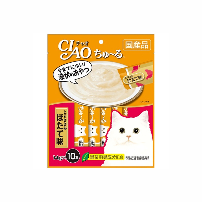Ciao | Churu Chicken Scallop Cat Treats 14g