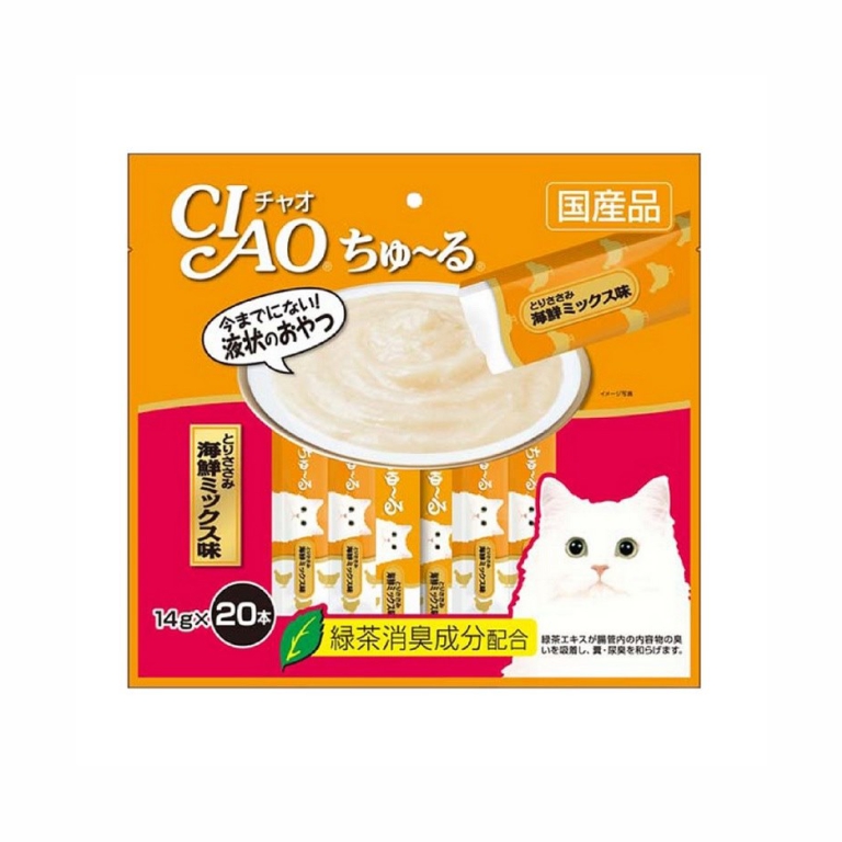 Ciao | Churu Festive Jar with Vitamin E & Green Tea Grain-Free 14g