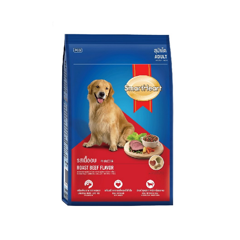 SmartHeart | Adult Roast Beef Dry Dog Food 3kg