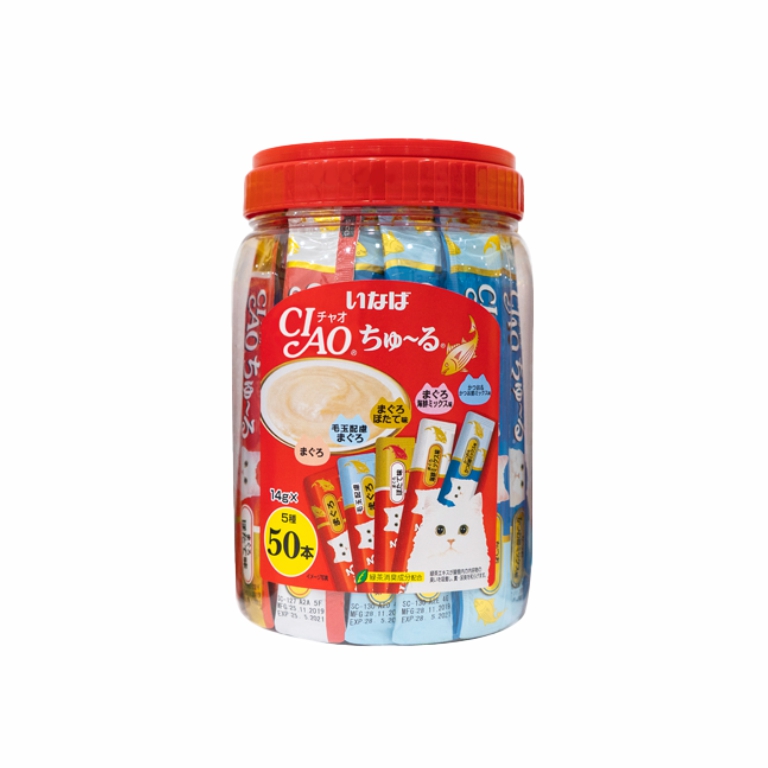 Ciao | Churu Tuna Festive Jar Cat Treats 700g