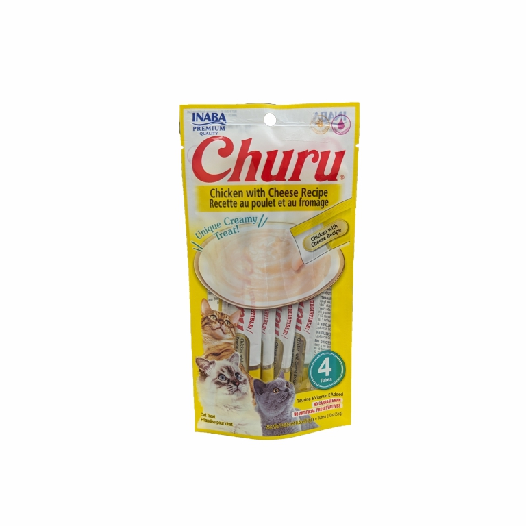 Inaba | Churu Chicken Cheese Cat Treats 56g