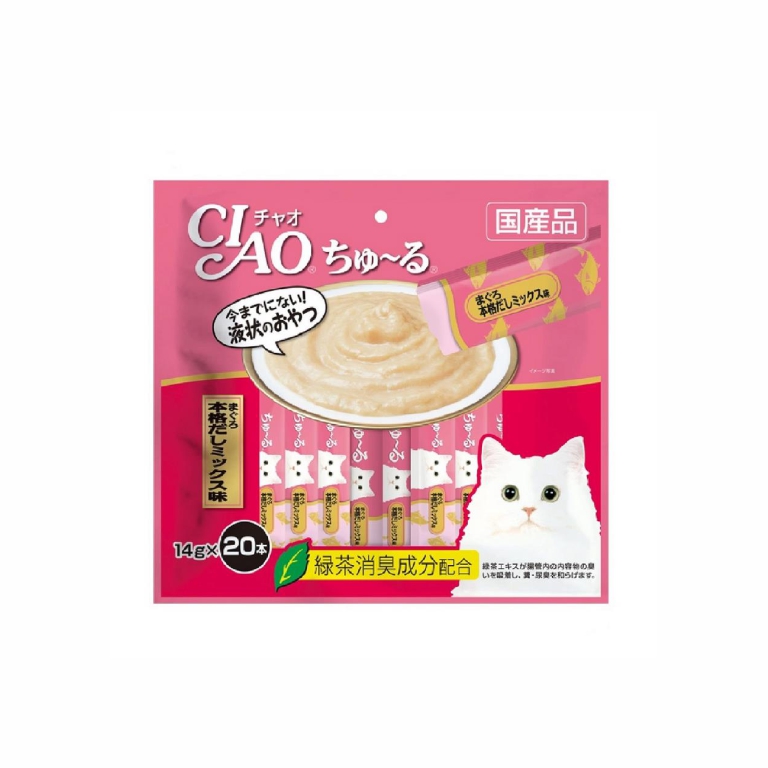 Ciao | Churu Tuna Japanese Broth Cat Treats 14g X 20